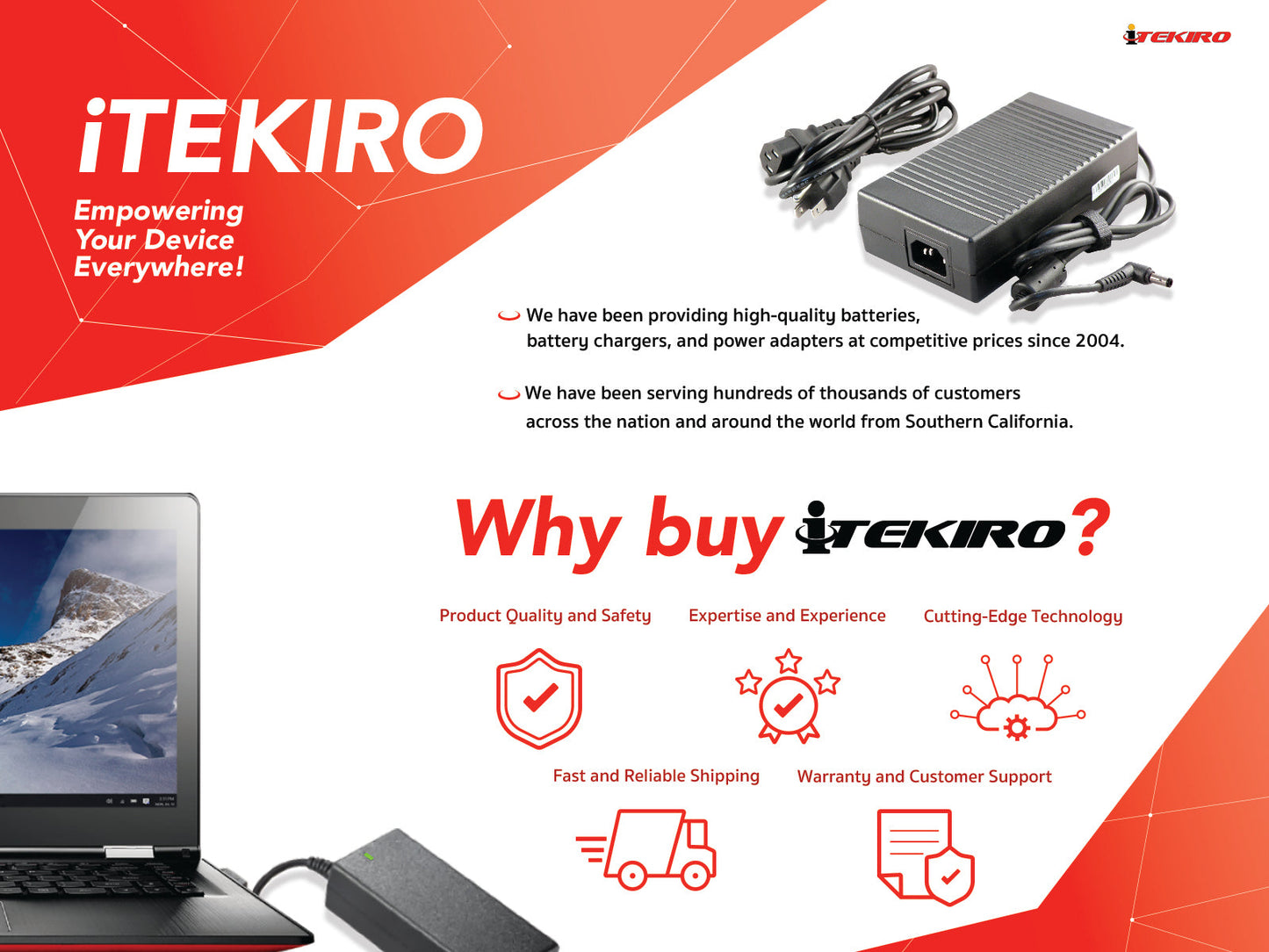 Why buy iTEKIRO charger