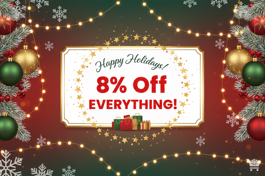 iTEKIRO Happy Holidays! Take 8% Off Sitewide!
