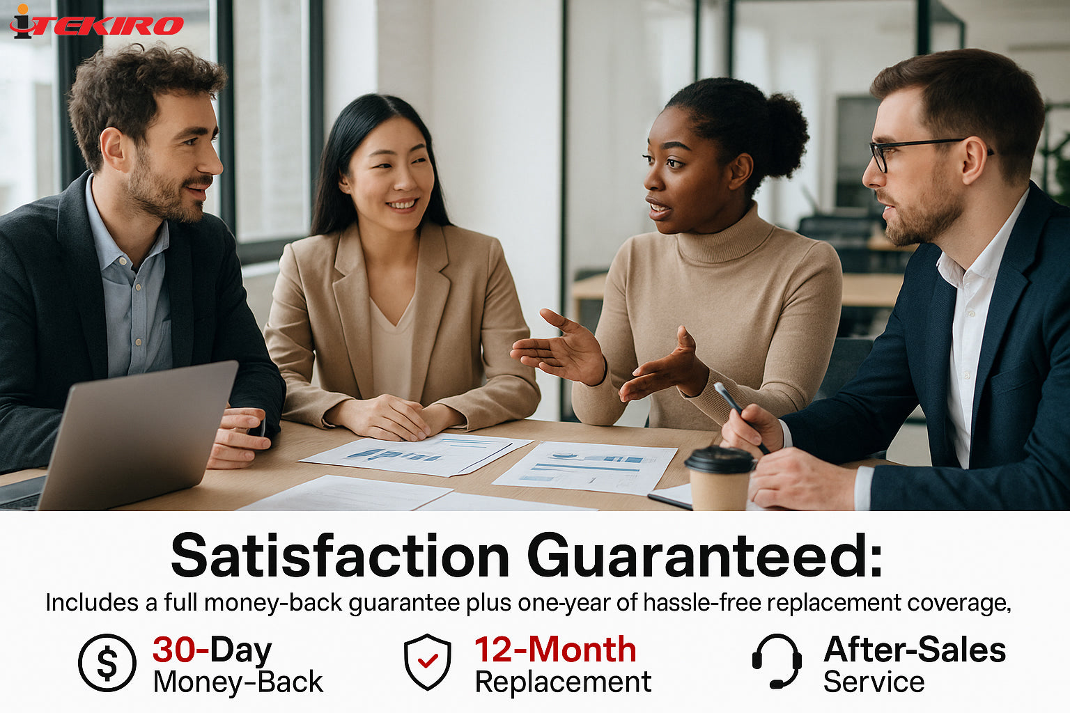 30 days money plus one year replacement