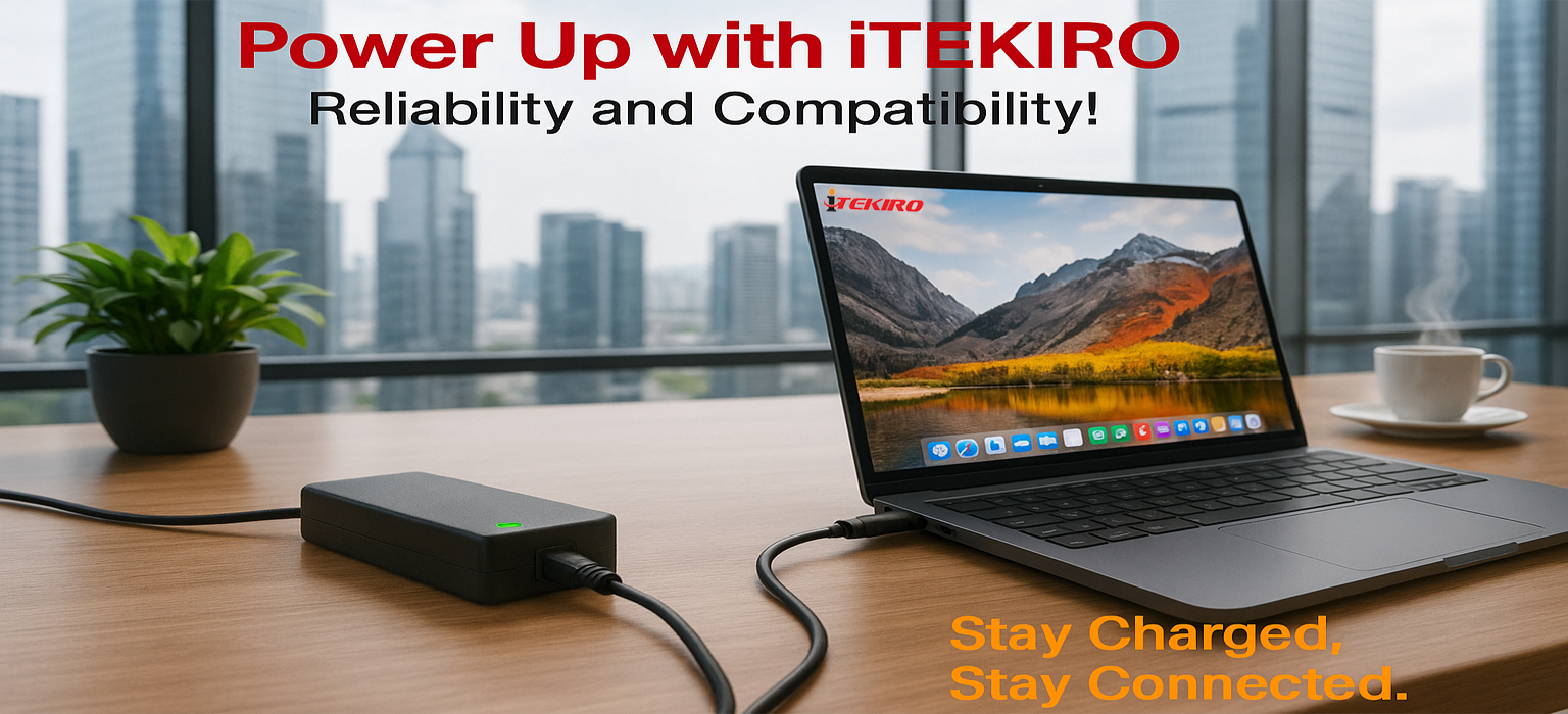 Power up your laptop with iTEKIRO charger